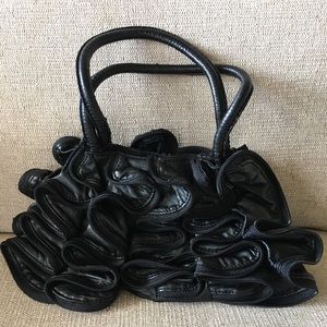 Mini Aldo zipper ruffle bag